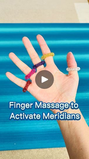 114K views · 322 reactions | Finger massage to activate your body’s energy channels, aka meridians. 

Acupressure Rings: 
http://tinyurl.com/AcuRings

#acupressuremassage #meridian #acupressurerings #acupressureforcough #acupressureforinsomnia 

This video is NOT sponsored. If you purchase a product with the links provided, I may earn a small commission. | Jenny Lu | Art Music · February Finger Massage, Acupressure Mat, Acupressure Massage, Channeling Energy, Hand Massage, Healthy Advice, Better Posture, Homeopathic Remedies, Diy Skin Care