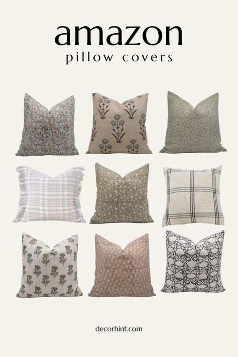 stylish amazon pillow covers Dark Leather Couch Throw Pillows, Pillow Covers Set, Couch Pillow Sizes, Throw Pillow For Grey Couch, Throw Pillow Color Scheme, Pillow Placement On Couch, Amazon Throw Pillow Covers, Amazon Throw Pillow Combinations, Amazon Pillow Combinations