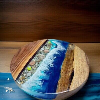 ad eBay - Blue Epoxy River Table – Unique Handmade Wood Epoxy Coffee Table - Buy Now, click the link (eBay) Epoxy River Table, Epoxy Coffee Table, Wood Epoxy, River Table, Handmade Wood, Coffee Table, Coffee, Wood, Furniture