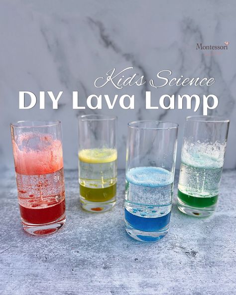 Kids Science experiment on how to make a homemade colorful DIY Lava Lamp without alka seltzer + Video Tutorial is included. Lava Lamp Without Alka Seltzer, Lava Lamp For Kids, Diy Lava Lamp, How To Make Lava, Kids Science Experiment, Lava Lamp Experiment, Homemade Lava Lamp, Make A Lava Lamp, Alka Seltzer