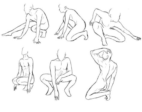 Crouching pose Male Ych, Action Lines, Pose Reference Male, Crouching Pose, Cartoon Drawings Sketches, Reference Male, Cartoon Drawing Tutorial, Male Pose, Sketch Poses