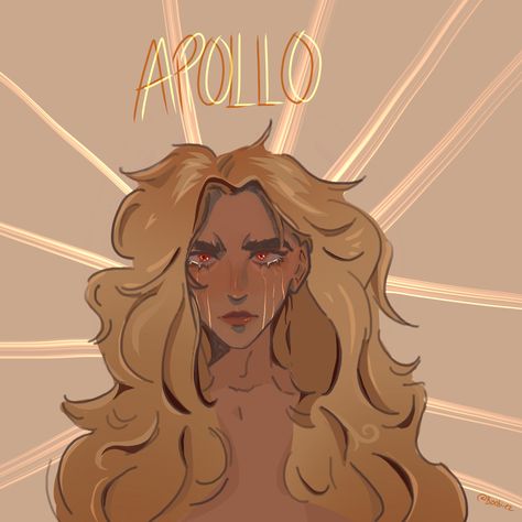 Apollo; god of sun, illustration Artemis And Apollo Art, Apollo Face Claim, Apollo And Hyacinth Fanart, Blood Of Zeus Apollo, Apollo Fanart Percy Jackson, Apollo Blood Of Zeus, Apollo Drawing, Apollo Symbol, Apollo Pjo