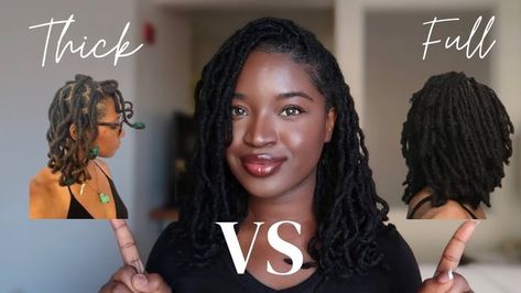 Locs On Thick Hair, Thick Locs Styles, Full Locs, 4c Locs, Starting Locs, Thick Locs, Beautiful Locs, Then Vs Now, Type 4 Hair