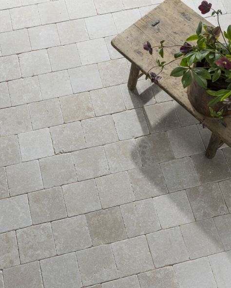 Inspiring Patio Tile Ideas | Mandarin Stone Patio Tile Ideas, Contemporary Gardens, Outdoor Porcelain Tile, Outdoor Tile, Limestone Paving, Paving Ideas, Mandarin Stone, Church House, Garden Tiles