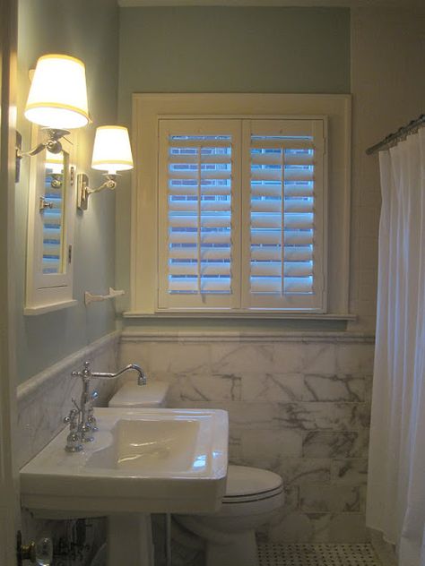 Bathroom Shutters, Bathroom Window Treatments, Interior Shutters, Bathroom Window, New Toilet, Bathroom Windows, Window Shutters, Small Windows, Trendy Bathroom