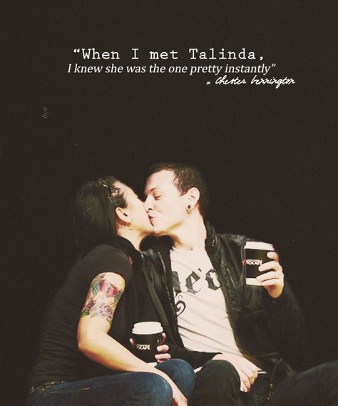 Chester and Talinda Bennington Chester Bennington Quotes, Talinda Bennington, Chester Linkin Park, Linkin Park Chester, Best Night Of My Life, Feeling Empty, Mike Shinoda, David Michael, Extreme Metal