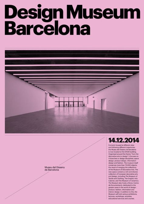 Museu del Disseny / Disseny Hub Museum Identity, Museum Branding, 포트폴리오 레이아웃, Series Poster, Museum Poster, Poster Layout, Editorial Layout, Design Typography, Layout Inspiration