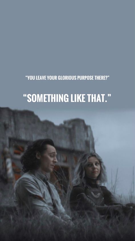 Loki Series Episode 5 Glorious Purpose Sylvie Loki Wallpaper, Loki Glorious Purpose, Ms Minutes Loki, Loki Quotes Aesthetic, Loki Series Wallpaper, Marvel Movie Quotes, Loki Aesthetic Wallpaper, Loki X Sylvie, Mcu Quotes