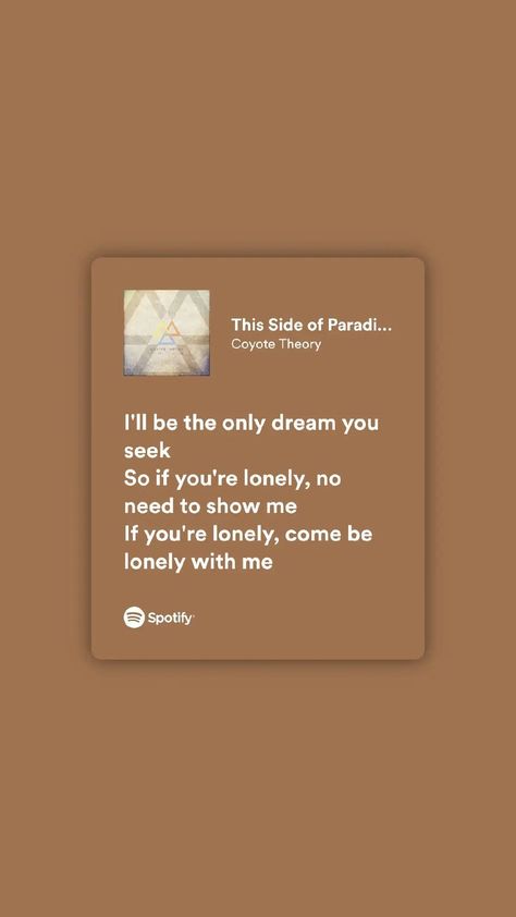 this side of paradise This Side Of Paradise Aesthetic, This Side Of Paradise Lyrics, Paradise Song, Paradise Quotes, This Side Of Paradise, Paradise Wallpaper, Im Lonely, Music Poster Design, Spotify Lyrics