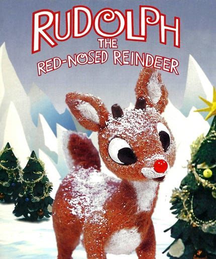 Rudolph Red Nose, Christmas Door Decorating Contest, Rudolph Red Nosed Reindeer, Red Nose Reindeer, Movie Decor, Rudolph The Red Nosed Reindeer, S Name, Christmas Card Art, Christmas Shows