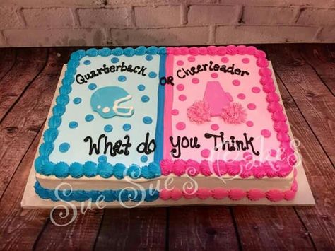 Gender Reveal Cake Sheet, Gender Reveal Sheet Cake Ideas, Gender Reveal Sheet Cake, Birth Cake, Gender Reveal Food, Birth Cakes, Gender Reveal Baby Shower Themes, Bbq Recipes Ribs, Door Glass Design