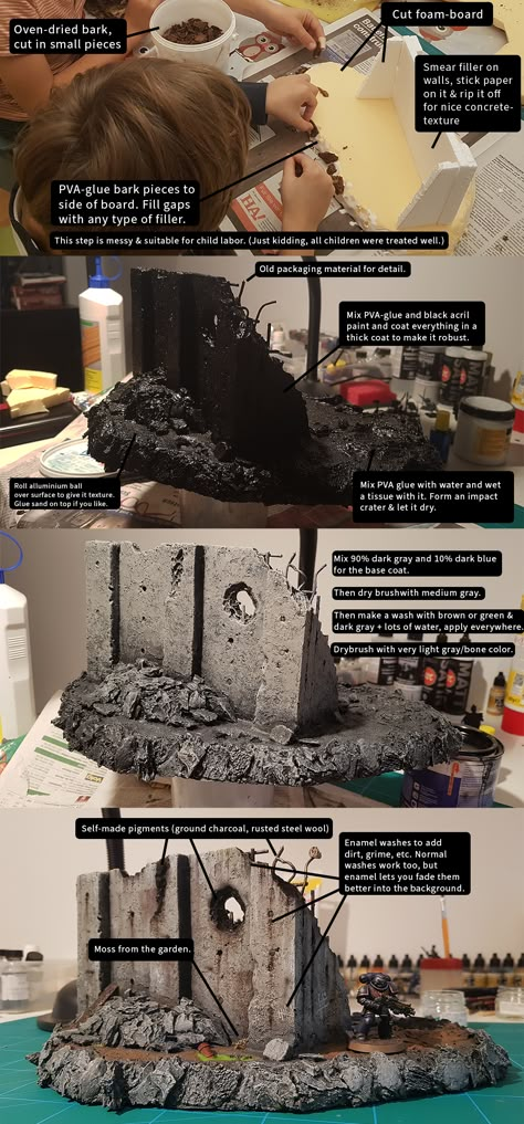 Warhammer 40k Tabletop, Dnd Diy, Army Men Toys, Dnd Crafts, Warhammer 40k Figures, Warhammer Terrain, Miniature Bases, 40k Terrain, Warhammer Figures