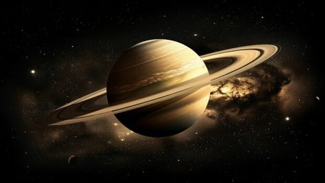 A detailed Saturn with its rings prominently displayed wallpaper, against a dark space 1080p background. Saturn Wallpaper Desktop, 1080p Wallpaper Hd Desktop, Space Wallpaper Desktop, Pc Desktop Wallpaper Hd, Jupiter Planet, Hd Space, Pc Desktop Wallpaper, Dark Space, Planets Wallpaper