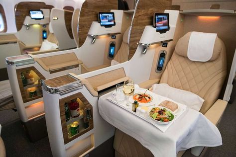 Business Class Travel, In-flight Meal, Emirates Flights, Business Class Seats, First Class Flights, Business Class Flight, Emirates Airline, Singapore Airlines, Business Class