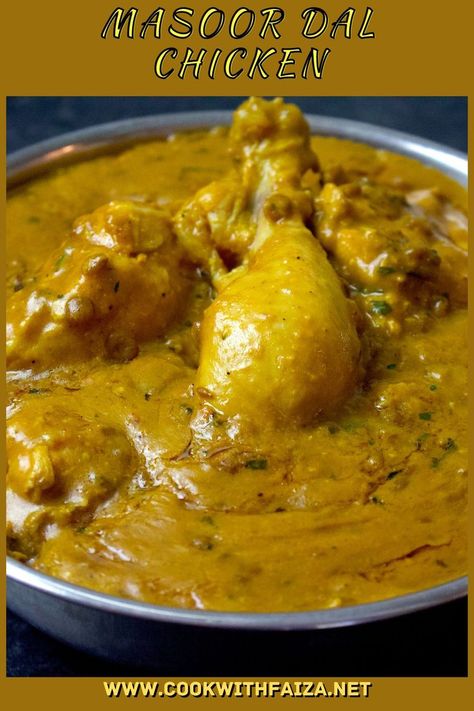 Masoor Dal Chicken || Masoor Dal Recipe || Chicken Dal || Kali Masoor Dal Recipe || Masoor ki Daal Chicken Recipe in Urdu - Hindi || Pakistani Food Recipes || India Recipes By Chef Faiza Zarif  @COOK WITH FAIZA Dal Chicken Recipe, Pakistani Food Recipes, Masoor Dal Recipe, India Recipes, Desi Khana, Cooking Recipes In Urdu, Dal Recipe, Indian Cooking Recipes, Pakistani Food