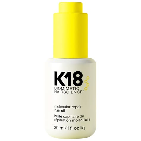 K18 Hair Oil, Best Hair Products For Hair Growth, K18 Hair Products, Hair Care Products For Curly Hair, Straight Hair Products, Bleach Damaged Hair, Sephora Holiday, Shine Hair, Hair Repair Mask