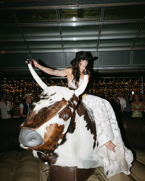 Lynsey & Chris - one of the funnest day’s to be apart of. Personally, I think everyone needs a mechanical bull at their wedding. Venue: @azuridgeweddings Videographer: @brennafilms Planner: @jodymcbeath Hair: @hairbykeltie Makeup: @beautymarkpro Florist: @modernflowerstories Mechanical Bull At Wedding, Mechanical Bull Wedding, Zodiac Wedding, Pond Wedding, Country Western Wedding, Mechanical Bull, Godly Marriage, Western Wedding, Country Western