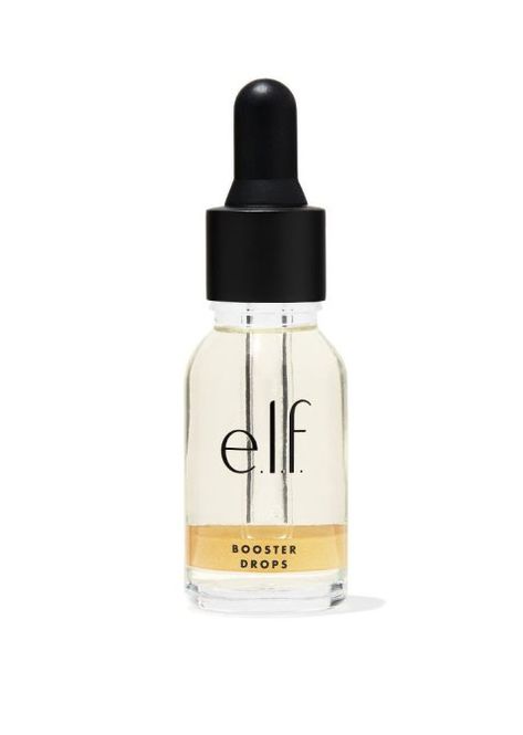 STYLECASTER | Makeup Boosters for a Dewy Complexion | e.l.f. Sunkissed Glow Drops Primer Drugstore, Dewy Drops, Elf Cosmetics Makeup, Dark Copper Brown, Foundation Drugstore, Primer Elf, Dewy Skin Makeup, Drugstore Primer, Max Factor Makeup