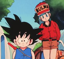 Goku And Bulma, 7th Dragon, Kid Goku, Dragon Ball Art Goku, Vintage Poster Design, Art Folder, Dragon Balls, Card Captor, 90s Anime