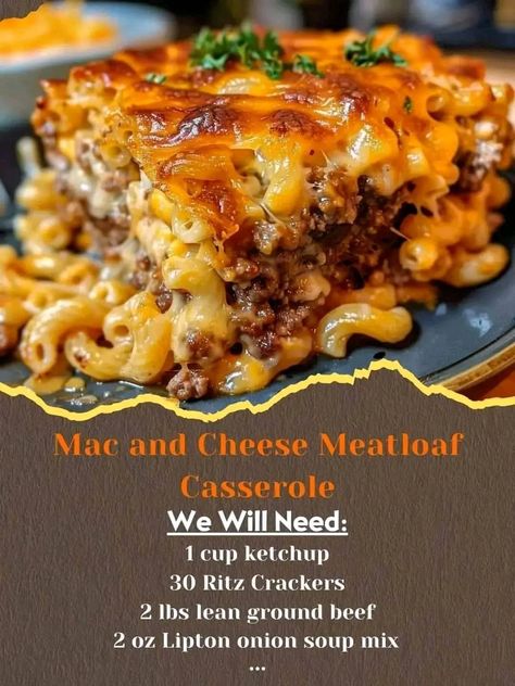 Recipes Mac And Cheese, Cheese Meatloaf, Cheese Stuffed Meatloaf, Meatloaf Casserole, Baby Ray, Sweet Baby Ray, Beef Casserole Recipes, Slow Cooker Recipes Healthy, Grandmas Recipes