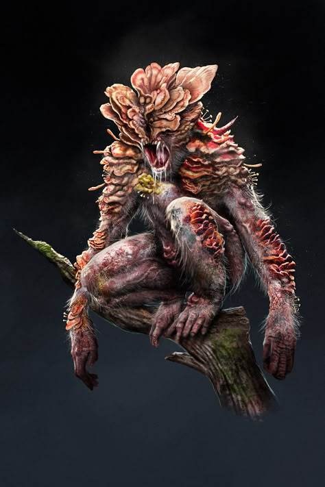 Cordyceps Zombies, The Last Of Us Game, Last Of Us Game, Zombie Art, Cool Monsters, Monster Concept Art, Fantasy Monster, Creature Feature, Armor Concept