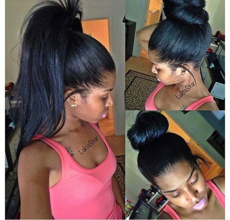 Versatile, pull up sew in weave Bun Extensions Black Women, How To Do A High Ponytail With Clip Ins, Ponytail Using Clip In Extensions, Clip In Ponytail Hairstyles, Clip In Ponytail Black Women, Updo With Clip In Extensions, Ponytail With Clip In Extensions, High Ponytail Hairstyles For Black Women, Romantic Ponytail