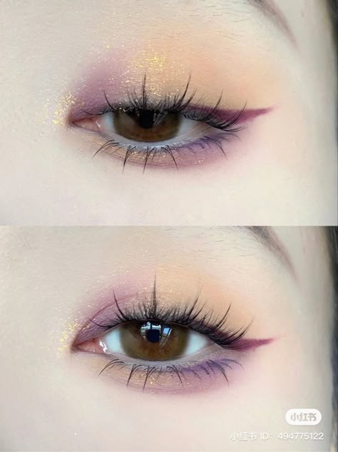 Eye Makeup For Small Eyes, Makeup For Deep Set Eyes, Eye Makeup Inspiration, Eyeshadow Makeup Tutorial, Shine Makeup, Eye Makeup For Hooded Eyes, Makeup For Small Eyes, Full Makeup Tutorial, Bold Eye Makeup