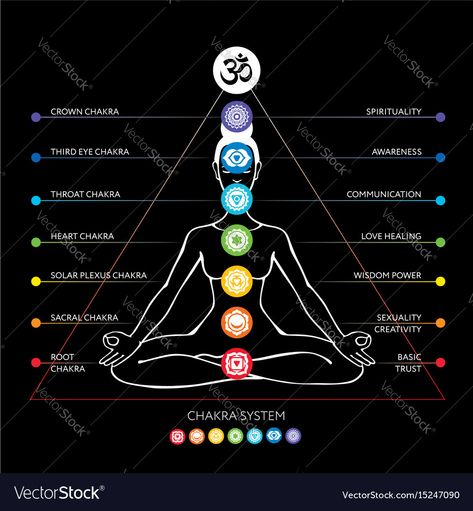 Body Chakras Art, Human Body Chakras, Human Chakras, Body Chakras, Spiritual Ascension, Yoga Poster, Human Body Systems, Chakra System, 5 Elements