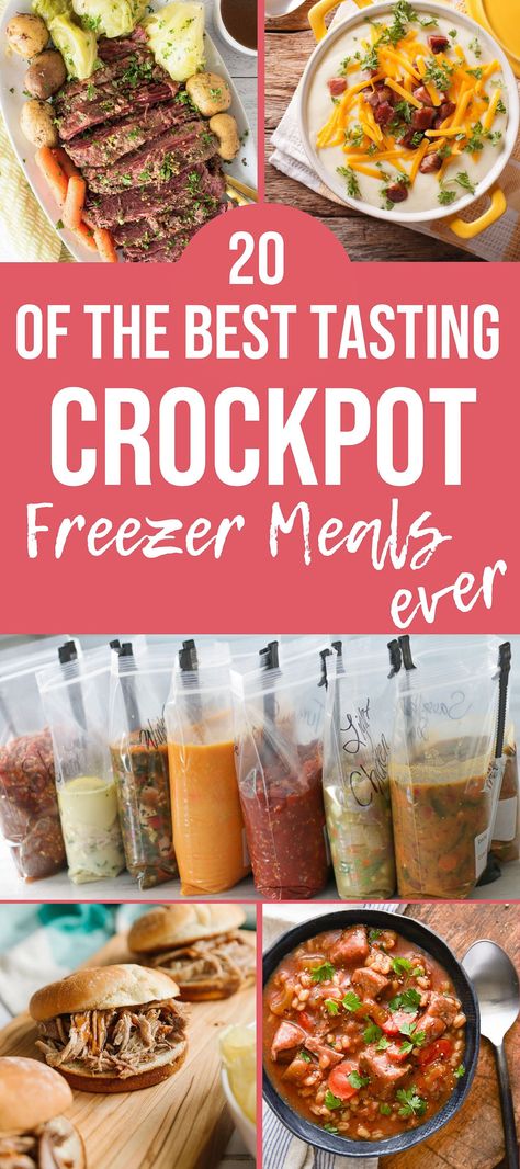 Healthy Crockpot Freezer Meals For Two, Slow Cooker Make Ahead Freezer Meals, Crockpot Freezer Meal Recipes, One Bag Freezer Meals Crock Pot, Freezer Bag Slow Cooker Meals, Bulk Crockpot Freezer Meals, Prep Crockpot Meals Freezer Cooking, Crockpot Bag Meals Crock Pot Freezer, Slow Cooker Meal Prep Freezer