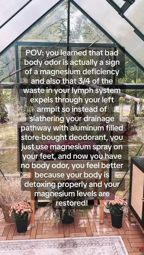 Magnesium is crucial for muscle and nerve function & energy production. Magnesium deficiency is common in many. Some symptoms of magnesium deficiency : + bad body odor + fatigue + headaches + muscle cramps + insomnia + inflammation ++ many others Magnesium spray is a topical way to apply magnesium into your daily life aside from a food source. Transdermal magnesium application may have a higher absorbency rate than magnesium supplements. Link in bio for magnesium spray recommendations Symptoms Of Magnesium Deficiency, Bad Body Odor, Magnesium Spray, Muscle Cramps, Magnesium Deficiency, Hormone Health, Health Knowledge, Holistic Medicine, Holistic Nutrition