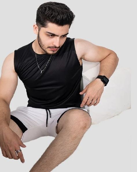 !!Sleek and versatile, our new Black Premium Polyester Sando Shirt is a must-have!! This premium black polyester sando shirt is designed for those who value comfort, style, and performance, making it a perfect addition to any active or casual wardrobe #Zebay #newarrival #zebaypk #blackshirt #sandoshirts #fashionstyle #menswear #quality #sale #discounts #fashiontrends Casual Wardrobe, New Black, Black Shirt, Sleek, Must Haves, Wardrobe, Fashion Trends, Black