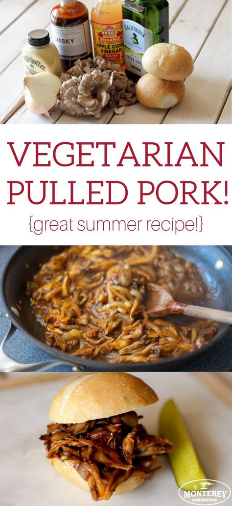 Vegetarian Pulled Pork, Vegan Diner, Jackfruit Recipes, Vegetarian Dinners, Vegetarian Cooking, Veg Recipes, Vegan Cooking, Meatless Meals, Veggie Dishes