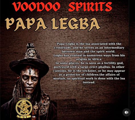 Papa Legba Voodoo, Papa Legba, Hoodoo Spells, Voodoo Hoodoo, Witch, Spirituality, Gifts