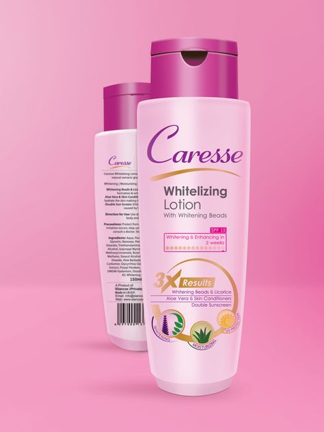 Caresse Lotion Label Design on Behance #Packaging #Label #Beauty Lotion Label Design, Behance Packaging, Aloe Vera For Skin, Licorice, Label Design, Sunscreen, Aloe Vera, Packaging Design, Shampoo Bottle