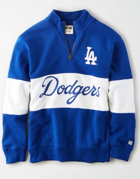 Womens Dodger Outfits, Dodgers Outfit Women, La Dodgers Outfit, Dodgers Outfit, Dodgers Shirts, Men Closet, Xmas List, Free Jeans, Half Zip Sweatshirt