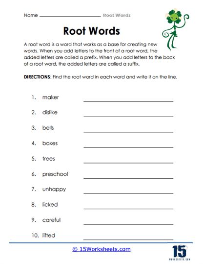 Find It And Write It Worksheet - 15 Worksheets.com Root Words Worksheet, Words Worksheet, Holiday Science, Kindergarten Social Studies, Base Words, Prefixes And Suffixes, Root Words, Science Worksheets, Word Find