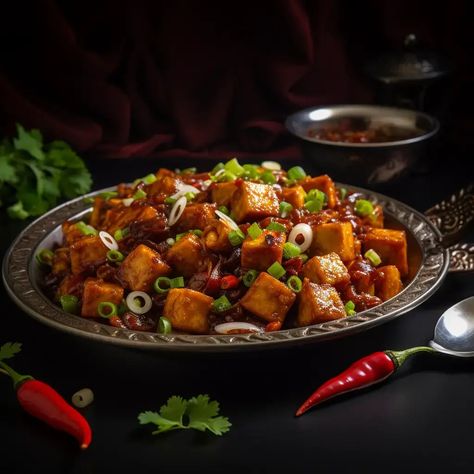 Chilli Paneer is a popular Indo-Chinese dish that features cubes of paneer (Indian cottage cheese) in a spicy and tangy sauce. It's a versatile dish that can Chilli Paneer Recipe, Paneer Dish, How To Make Chilli, Chilli Paneer, Paneer Dishes, Red Chili Sauce, Paneer Recipe, Clean Air Ducts, Media Branding