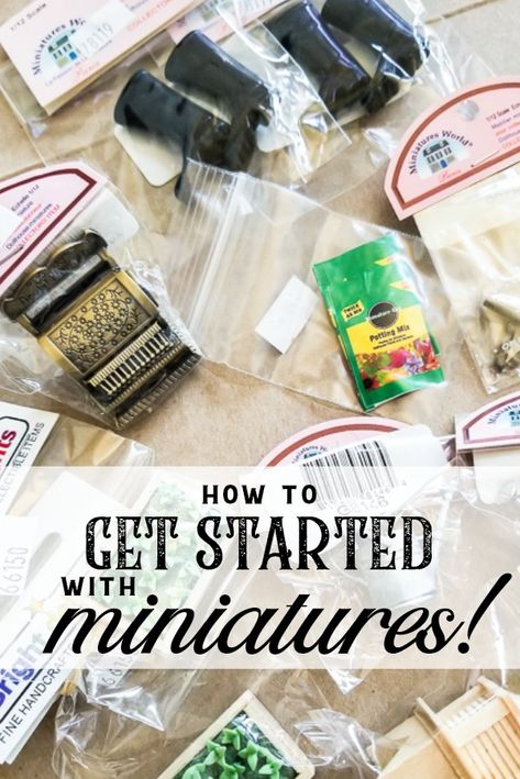 How To Start Making Miniatures, Miniature Scenes Diy, Miniatures For Beginners, Diy Dollhouse Miniatures Projects, Miniature Room Ideas, Dollhouse Miniatures Diy 1:12, Making Miniatures Diy, Miniature Crafts Diy How To Make, Mini Things Diy How To Make