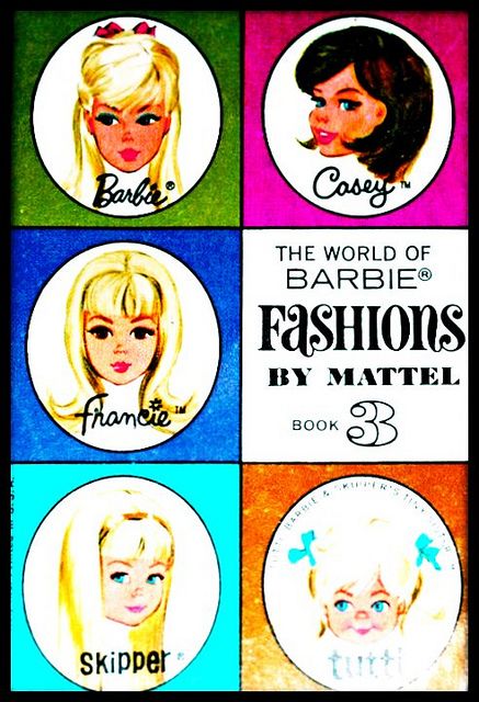 look at all of these.... Barbie Booklet, Barbie Art, Barbie Mattel, Barbie Skipper, Mattel Dolls, Color Magic, Barbie Vintage, Barbie Accessories, Vintage Barbie Dolls