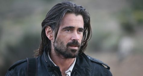 Colin Farrell leads the way for the Irish at Cannes - IrishCentral.com Lindsey Vonn, Irish Actors, True Detective, David Duchovny, Jada Pinkett Smith, Colin Farrell, Fade To Black, Irish Men, Long Hair Styles Men