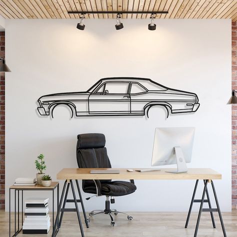 Car Guy Room, Guy Room Ideas, Car Accessories For Men, Guy Room, Decor For Car, Rent Car, Car Guy Gifts, Car Silhouette, Office Furniture Sets