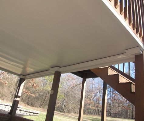 Underdecking Ceiling Ideas, Under Deck Ceiling Ideas, Deck Ceiling Ideas, Underdeck Ceiling, Deck Ceiling, Deck Details, Under Deck Ceiling, Under Deck Drainage, Patio Under Decks