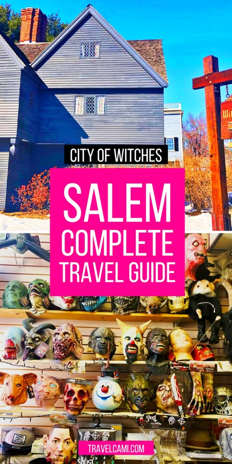 Witches Of Salem, Salem Massachusetts Travel, Things To Do In Salem, Boston Vacation, Massachusetts Travel, Halloween Travel, New England Road Trip, Salem Witch Trials, Boston Travel