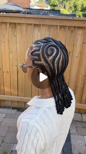 Tameshia Vanterpool-Isaie 🖤🇧🇧🇨🇦 on Instagram: "10 CORNROWS 🖤" Protective Hairstyles Braids Cornrows Updo, Cornrows With Designs Black Women, Feed In Braids Cornrows Hairstyles, Cornrow Hairstyles For Black Women Short, Feed In Stitch Braids Cornrows, Different Cornrow Styles, 10 Feed In Braids, 10 Cornrows, Cainrow Hairstyles