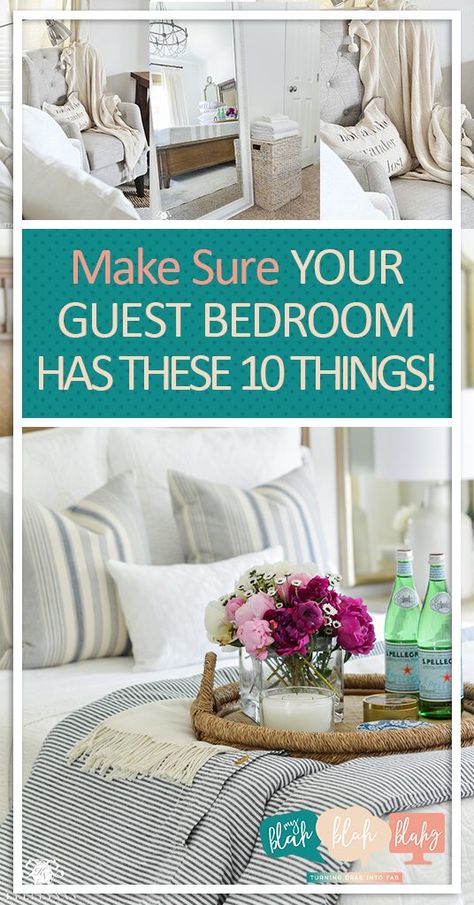 Guest Bedroom, Guest Bedroom Tips and Tricks, Guest Bedroom Hacks, How to Decorate Your Guest Bedroom, DIY Home, DIY Home Decor, Home Decor Hacks Guest Room Essentials, Guest Bedroom Ideas, Small Guest Room, Most Comfortable Bed, Bedroom Hacks, Lifestyle Board, Bedroom Tips, Guest Bedroom Decor, Budget Bedroom