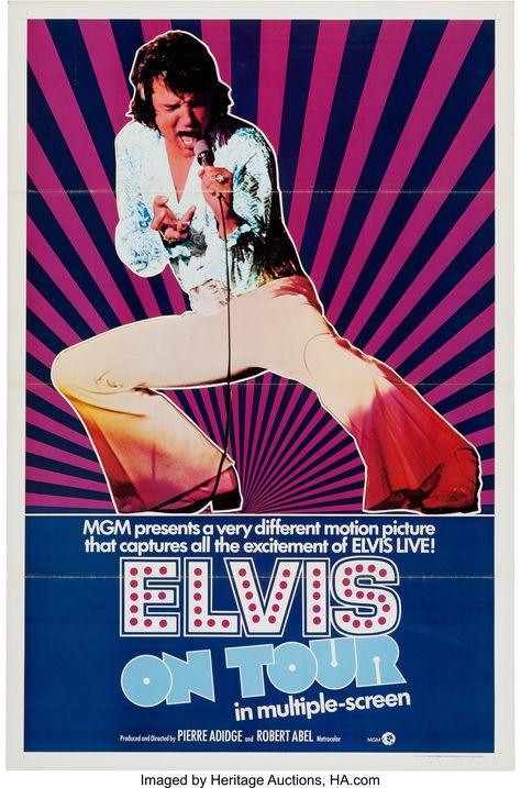 Elvis On Tour, James Burton, Music Documentaries, Elvis Movies, Best Documentaries, Elvis Presley Photos, Cult Movies, Tour Posters, Film Poster