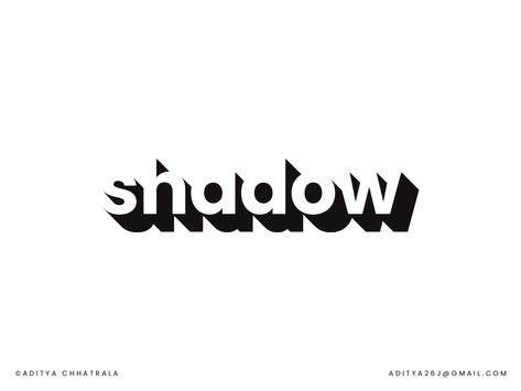 Shadow logotype logo design by Aditya Chhatrala Shadow Logo Design, Construction Logos, Shadow Logo, Construction Logo, Graphic Design Studios, Core Values, Custom Logo Design, Custom Logos, Logo Branding