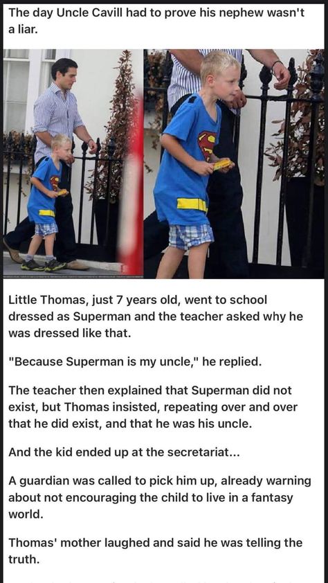 Telling The Truth, Cool Guy, My Uncle, Faith In Humanity Restored, Henry Cavill, Faith In Humanity, Funny Stories, Tumblr Funny, Funny Cute