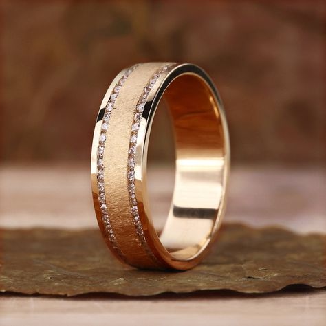 Mens Wedding Bands Gold With Diamonds, Gold And Diamond Mens Wedding Ring, Men Engagement Ring For Him Diamond, Wedding Band For Groom, Wedding Band Men Diamond, Unique Male Wedding Rings, Gold Diamond Ring Men, Mens Wedding Ring With Diamonds, Unique Mens Wedding Bands Diamonds