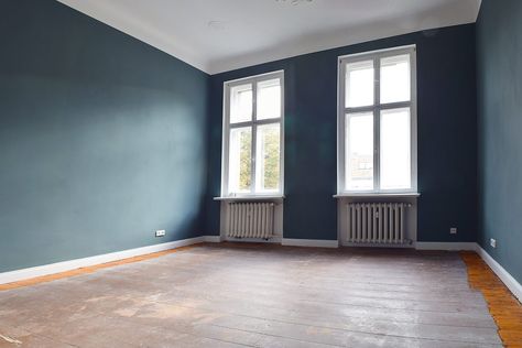 We’ve Crossed Over To The Dark Side! Farrow And Ball Inchyra Blue, Boy And Girl Shared Room, Blue Hallway, Inchyra Blue, Hallway Colours, Hague Blue, Hallway Designs, Blue Palette, Farrow And Ball